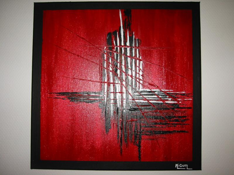 Peinture Abstraite Sur Fond Rouge Jusqu A 55 Moins Cher Les Plus Bas Prix